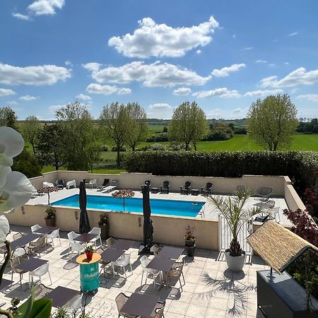 Les Orchidées Logis, Hôtel&Restaurant Verdun-sur-Meuse Esterno foto
