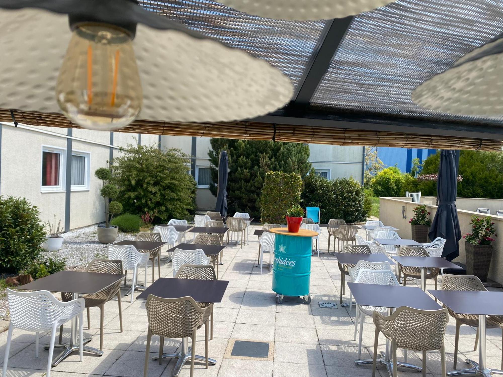 Les Orchidées Logis, Hôtel&Restaurant Verdun-sur-Meuse Esterno foto