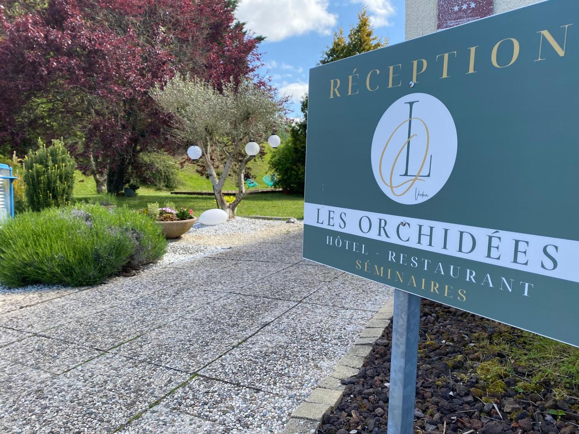 Les Orchidées Logis, Hôtel&Restaurant Verdun-sur-Meuse Esterno foto